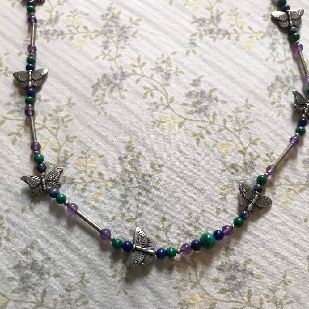 Vintage Butterfly Necklace